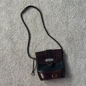 vtg brighton cheryl leather crossbody 🤍